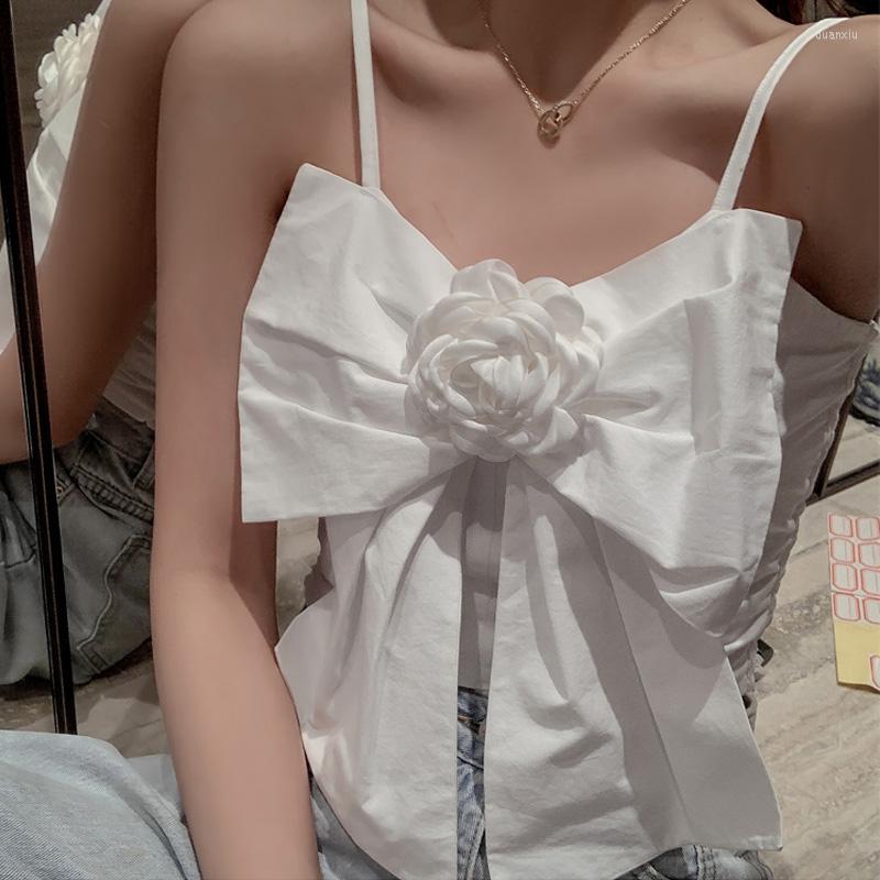 Women' Tanks Women Crop Tops Shirt Lovely Kawaii Girls 2022 Summer Bow Flower Camisole Elegant Sweet Ladies Sleeveless Sexy T-Shirt, Blue
Women' Tanks Women Crop Tops Shirt Lovely Kawaii Girls 2022 Summer Bow Flower Camisole Elegant Sweet Ladies Sleeveless Sexy T-Shirt, Blue