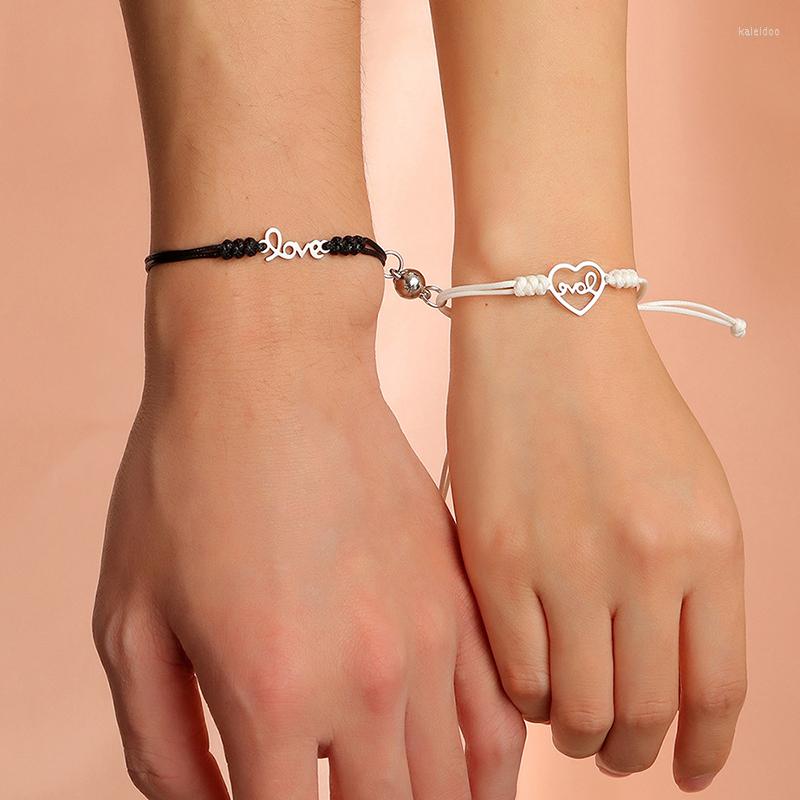 Charm Bracelets Eternal Bohemian Vow Couple Magnetic Attracting Braided Bracelet Set For Women Friendship Handmade Lover Jewelry
Charm Bracelets Eternal Bohemian Vow Couple Magnetic Attracting Braided Bracelet Set For Women Friendship Handmade Lover Jewelry