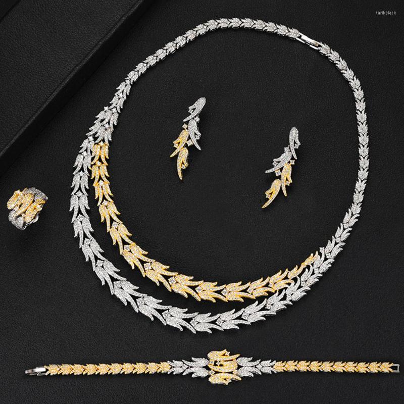 Necklace Earrings Set SisCathy Dubai Italian 4 PCS Bracelet Ring For Noble Luxury Women Bridal Wedding Party Show 2022, Picture shown
Necklace Earrings Set SisCathy Dubai Italian 4 PCS Bracelet Ring For Noble Luxury Women Bridal Wedding Party Show 2022, Picture shown