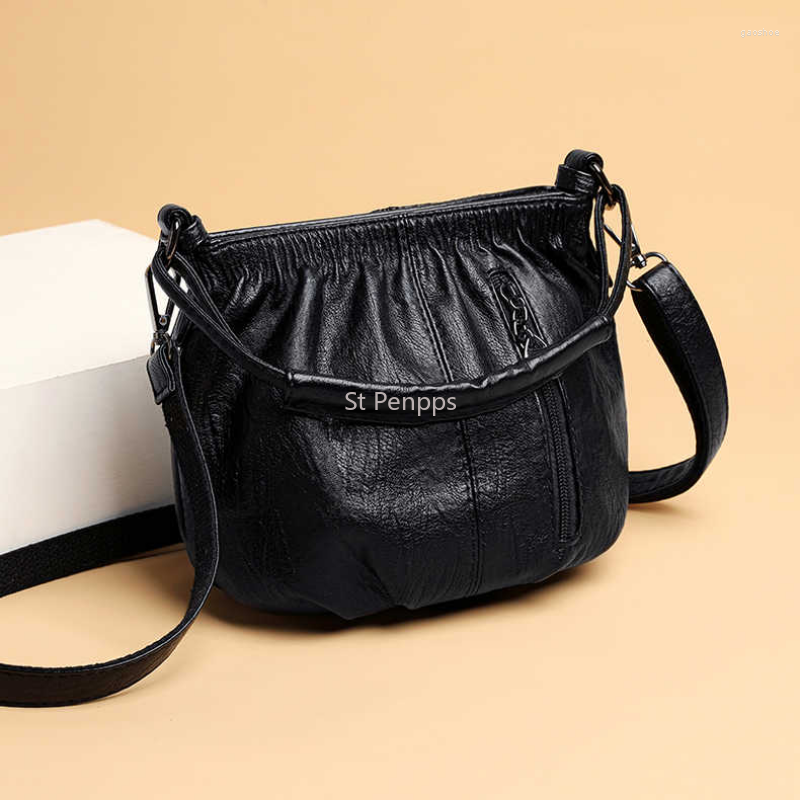 Evening Bags Soft Leather Bag Female 2022 Fashion Autumn Large Capacity Wear Resistant Casual Hand Bill Of Lading Shoulder Crossbody, Black
Evening Bags Soft Leather Bag Female 2022 Fashion Autumn Large Capacity Wear Resistant Casual Hand Bill Of Lading Shoulder Crossbody, Black