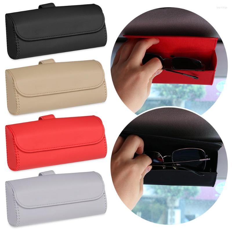 Interior Accessories 1PC Car Sunglass Holder Universal PU Leather Sunglasses Clip Storage Case Sun Visor Eyeglasses Holders Auto
Interior Accessories 1PC Car Sunglass Holder Universal PU Leather Sunglasses Clip Storage Case Sun Visor Eyeglasses Holders Auto