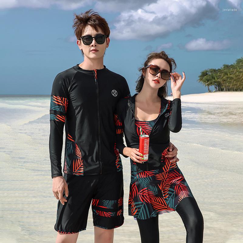 Women's Swimwear 2022 Summer Couple Swimsuit Sun Protection Long Sleeve Surfing Diving Suit Skinny Slim Quick Dry Rashguard Women Beach Wear
Women's Swimwear 2022 Summer Couple Swimsuit Sun Protection Long Sleeve Surfing Diving Suit Skinny Slim Quick Dry Rashguard Women Beach Wear