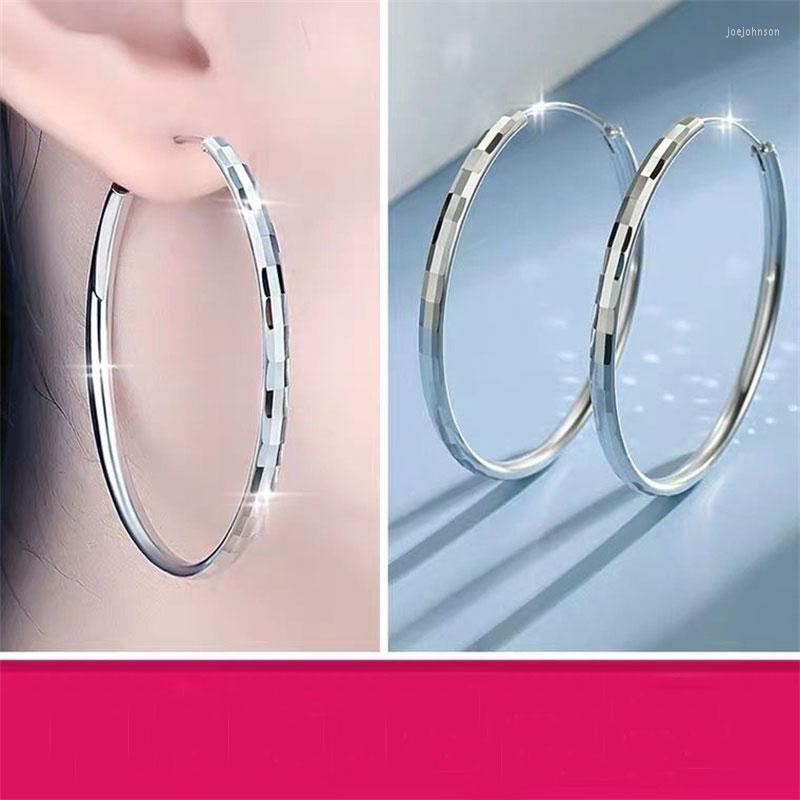 Hoop Earrings Somilia Collection For Women 925 Sterling Silver Color Luminous Clear Circle Fashion Jewelry 3.0MM CZ7001
Hoop Earrings Somilia Collection For Women 925 Sterling Silver Color Luminous Clear Circle Fashion Jewelry 3.0MM CZ7001