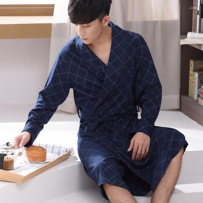 Men's Sleepwear Women&Men Kimono Bathrobe Gown Sleepdress Autumn Cotton Couple Robe Plaid Lovers Casual Nightwear Home Dressing, Pink women
Men's Sleepwear Women&Men Kimono Bathrobe Gown Sleepdress Autumn Cotton Couple Robe Plaid Lovers Casual Nightwear Home Dressing, Pink women