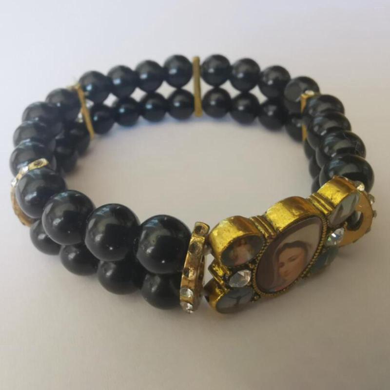 Bangle Fashion Beaded Bracelet Exquisite Picture Gifts Strechable Hand Chain Jewelry For Women Teens Men Prayer
Bangle Fashion Beaded Bracelet Exquisite Picture Gifts Strechable Hand Chain Jewelry For Women Teens Men Prayer