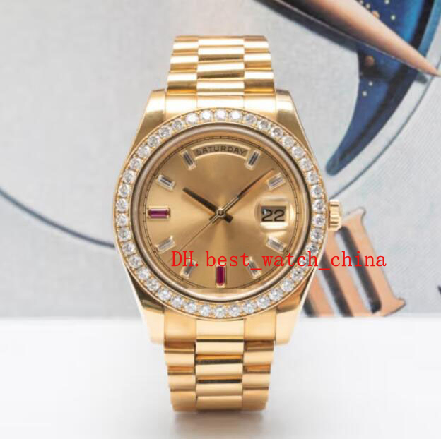 Automatic 41mm ND 18k gold original diamond watch 218348 Asia 2813 movement Christmas gift, Customize
Automatic 41mm ND 18k gold original diamond watch 218348 Asia 2813 movement Christmas gift, Customize