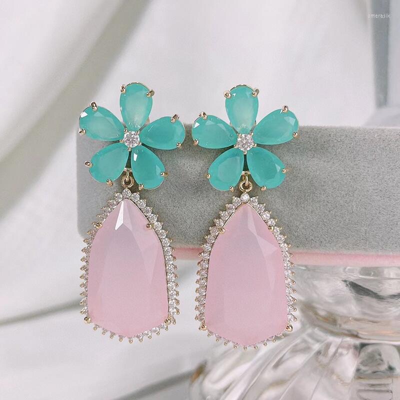 Dangle Earrings SENYU Luxury Flower Zirconia Crystal Jewelry Women Wedding Party Exquisite
Dangle Earrings SENYU Luxury Flower Zirconia Crystal Jewelry Women Wedding Party Exquisite
