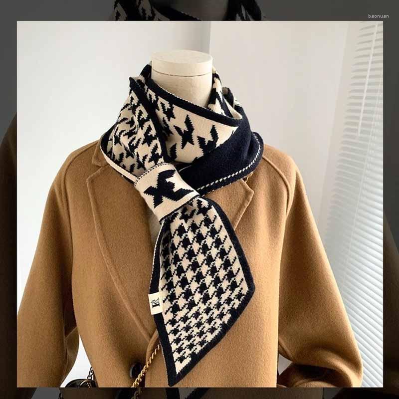 Ethnic Clothing 2022 Houndstooth Plaid Knitted Scarf Fashion Women Winter Long Skinny Small Female Neckerchief
Ethnic Clothing 2022 Houndstooth Plaid Knitted Scarf Fashion Women Winter Long Skinny Small Female Neckerchief