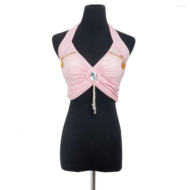 Stage Wear Sexy Top For Women Crop Dance Costume Backless Short Halter Tops Yoga Bra Tassel Dancing Clothes, White
Stage Wear Sexy Top For Women Crop Dance Costume Backless Short Halter Tops Yoga Bra Tassel Dancing Clothes, White