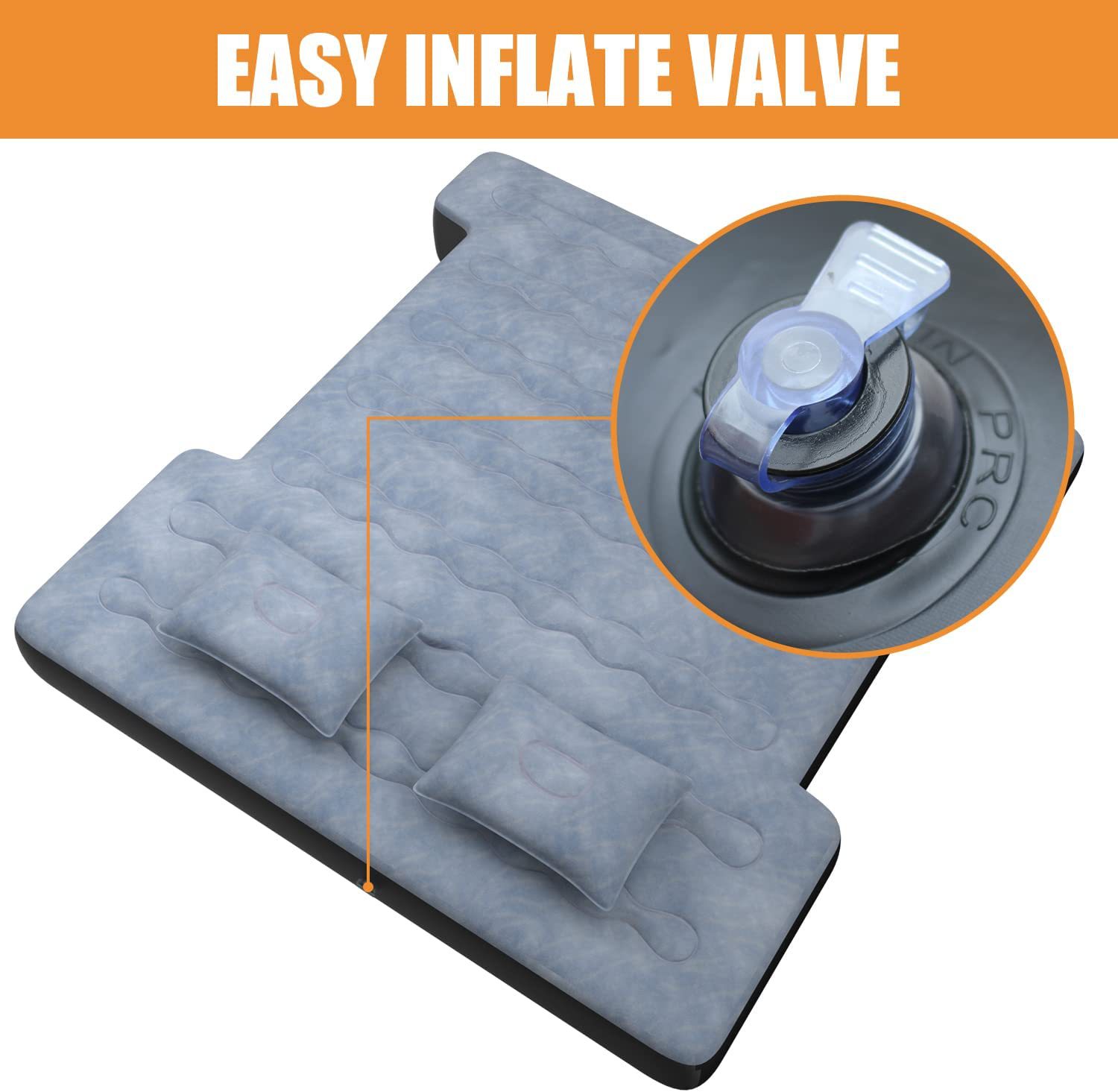 Truck Bed Air Mattress for 5.5-5.8Ft Full Size Short Truck Beds Inflatable Air Mattress Outdoor with Pump & Carry Bag