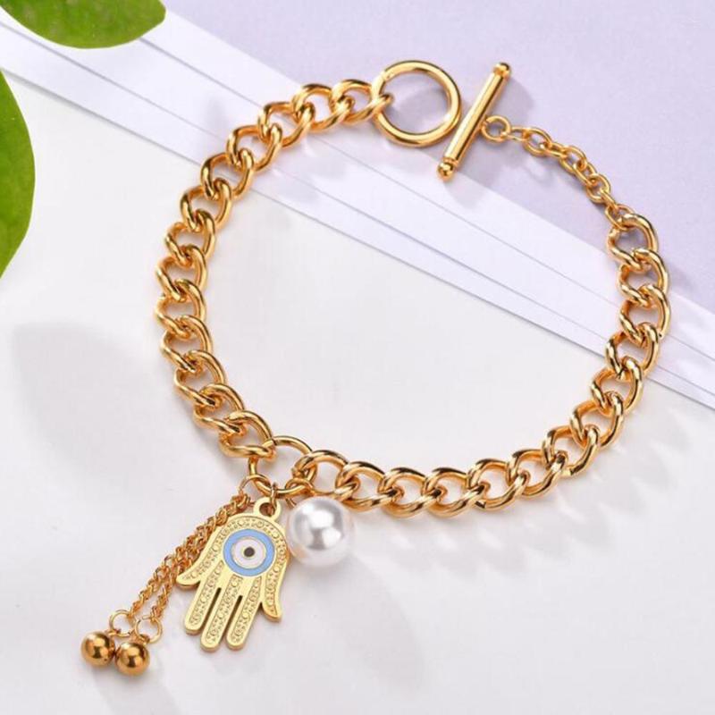 Link Bracelets YiJia Wholesale Stainless Steel Gold Color Virgin Mary Pendant For Women Men Catholic Our Lady Of Guadalupe Jewelry
Link Bracelets YiJia Wholesale Stainless Steel Gold Color Virgin Mary Pendant For Women Men Catholic Our Lady Of Guadalupe Jewelry