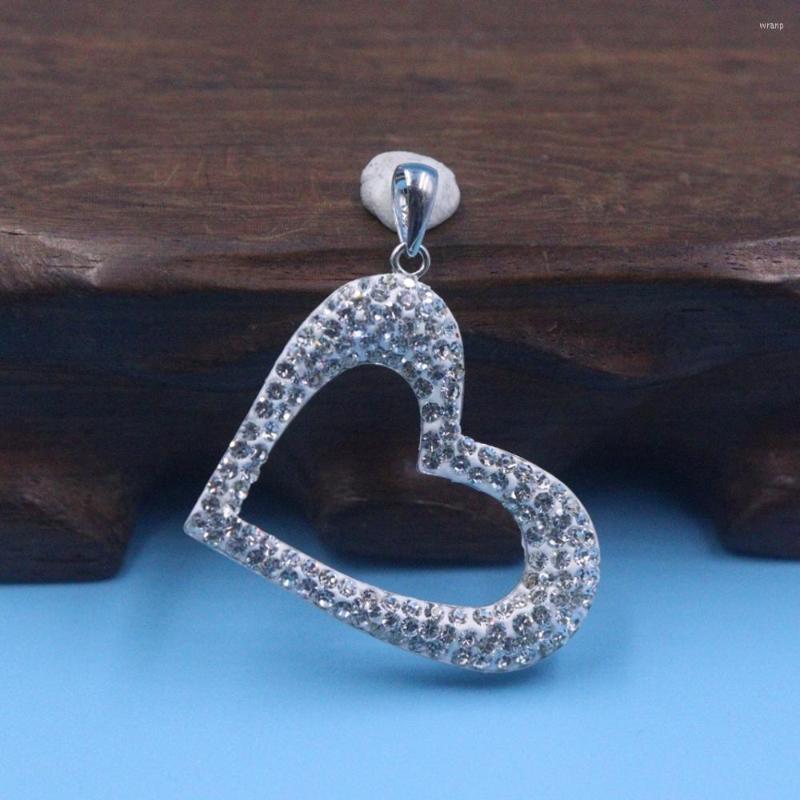 Dangle Earrings Pure 925 Sterling Silver Pendant 34x30mm Zircon Inlay Hollow Loving Heart Charms For Woman
Dangle Earrings Pure 925 Sterling Silver Pendant 34x30mm Zircon Inlay Hollow Loving Heart Charms For Woman