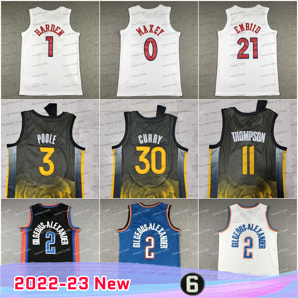 2022 23 New Curry Basketball Jersey Poole 11 Klay Thompson Joel 21 James Harden Tyrese Maxey 2 Shai Gilgeous-Alexander Stitched Green Men Basketball Stitched White, Men jersey
2022 23 New Curry Basketball Jersey Poole 11 Klay Thompson Joel 21 James Harden Tyrese Maxey 2 Shai Gilgeous-Alexander Stitched Green Men Basketball Stitched White, Men jersey