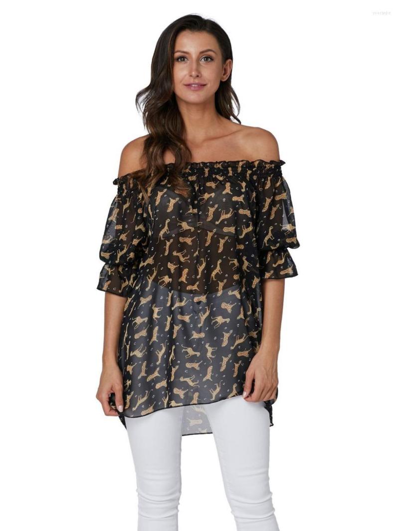 Women's Blouses Baharcelin Big Size Girl Female Summer Blouse Flare Sleeve Casual Printed Floral Slash Neck Tops Clothing
Women's Blouses Baharcelin Big Size Girl Female Summer Blouse Flare Sleeve Casual Printed Floral Slash Neck Tops Clothing