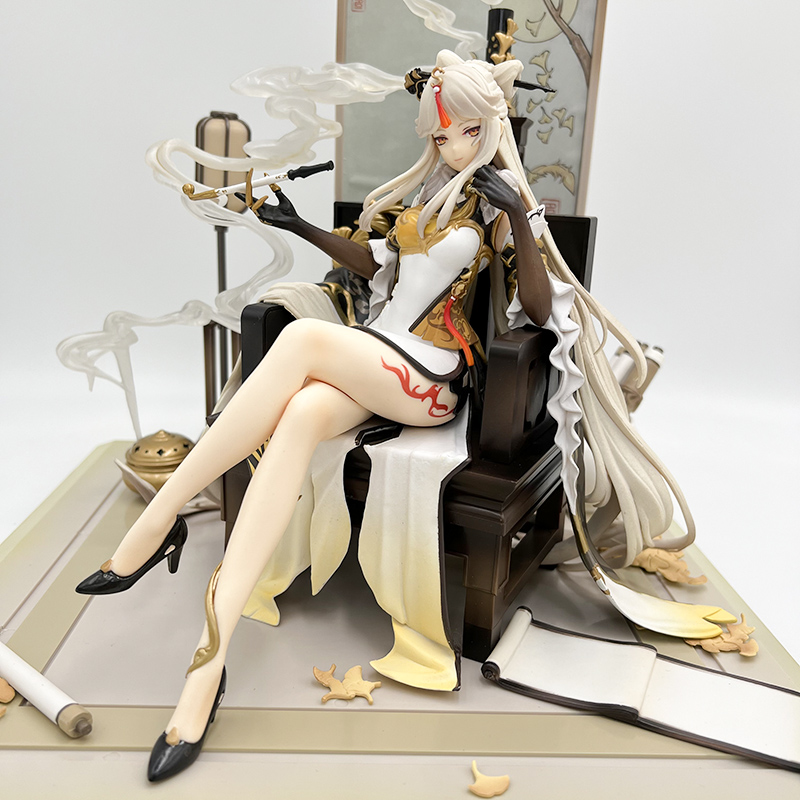 Decompression Toy 27cm Genshin Impact Ningguang Anime Figure Genshin Impact Zhongli Action Figure Klee/Paimon Figurines Collection Model Dol
