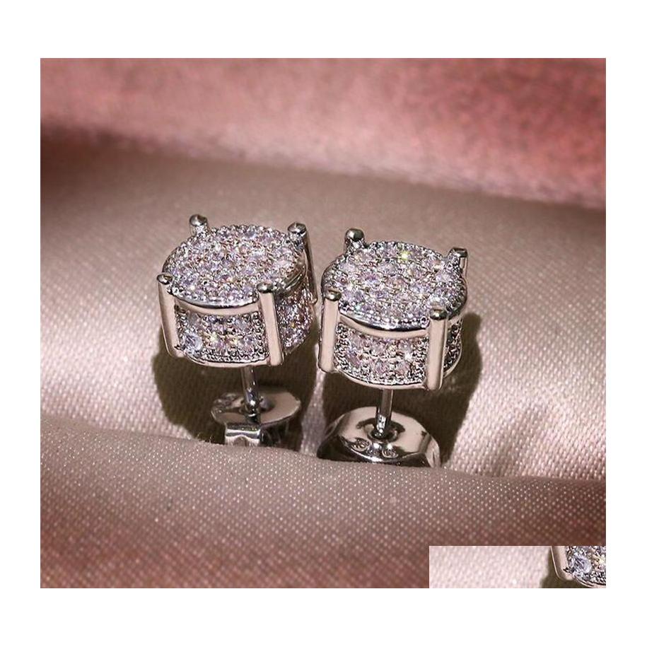 Stud Choucong Hip Hop Earring Vintage Jewelry 925 Sterling Sier Yellow Gold Fill Pave White Sapphire Cz Diamond Sparkling Women Men Dhwso
Stud Choucong Hip Hop Earring Vintage Jewelry 925 Sterling Sier Yellow Gold Fill Pave White Sapphire Cz Diamond Sparkling Women Men Dhwso