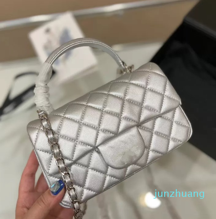 2023 Hand Flap Designer Bag Classic Top Caviar Grain Cowhide Leather Quilted Plaid Weave Chain Gold Hardware Shoulder Messenger Bag Luxury, Pink
2023 Hand Flap Designer Bag Classic Top Caviar Grain Cowhide Leather Quilted Plaid Weave Chain Gold Hardware Shoulder Messenger Bag Luxury, Pink