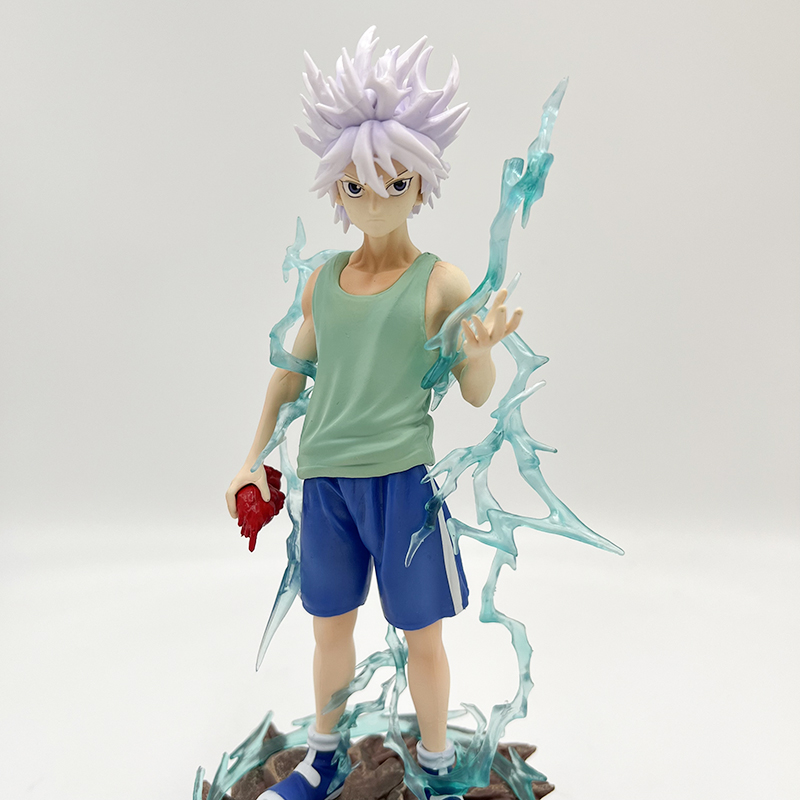 Decompression Toy 22cm Hunter x Hunter Anime Figure Killua Zoldyck Action Figure Gon Freecss/Kurapika/Chrollo Lucilfer Figure Collectible Do