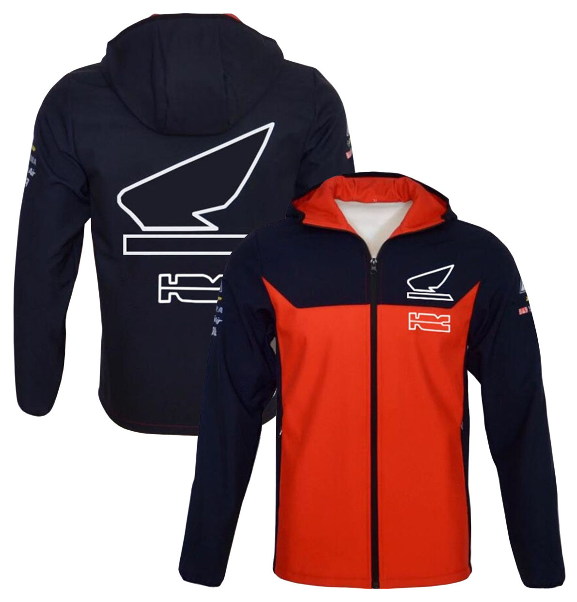 2023 Outdoor Motorcycle Windproof Jacket MOTO Racing Suit Hoodie Sweater Autumn and winter Men's Fashion Warm Zipper Jackets Coat free shipping