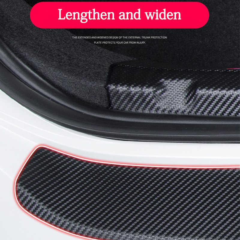 2025 new Car trunk decorative protective stickers High-quality carbon fiber fabric For Audi A3 A4 A5 A6 A7 A8 Q3 Q5 Q7 Q8 accessories