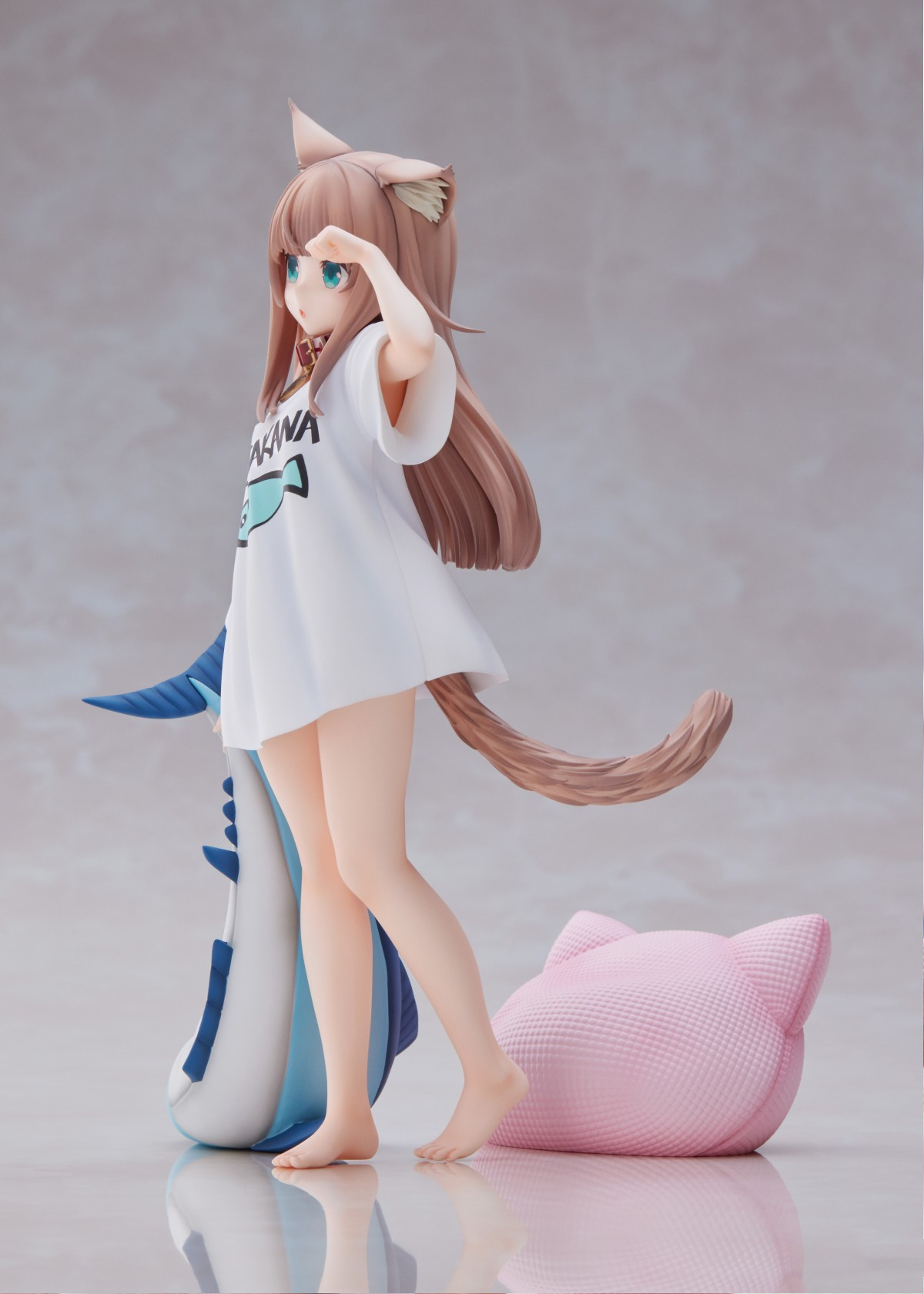Decompression Toy 21cm Golden Head My Cat Girl Morning Anime Figure Skytube GOLDENHEAD Action Figure Sexy Girl Statue Collectible Model Toy