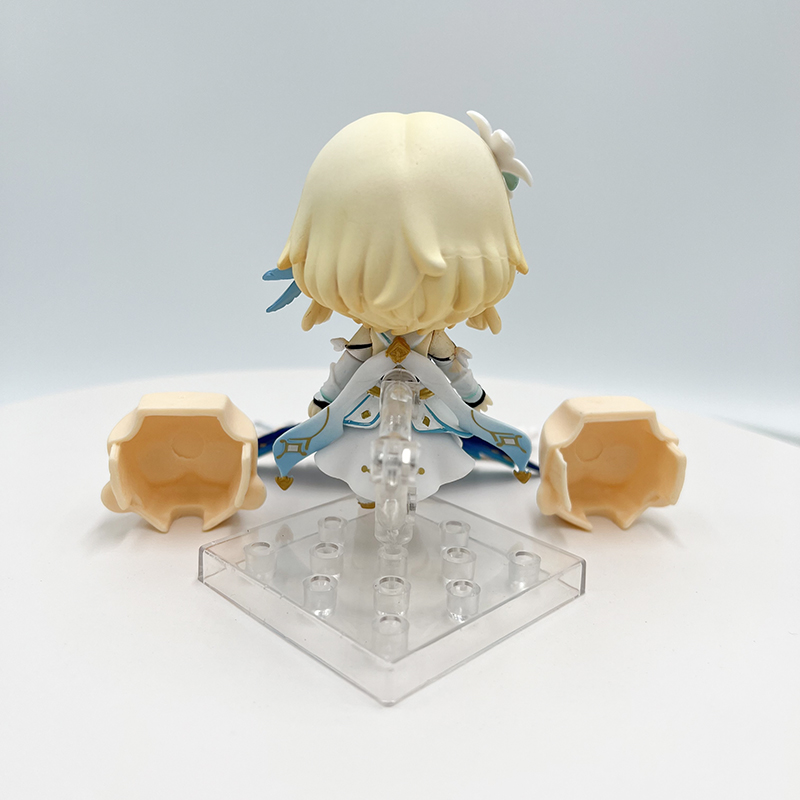 Miniatures Toys #1718 Genshin Impact Traveler/Lumine Anime Figure #1717 Genshin Impact Aether Action Figure Adult Collection Mod