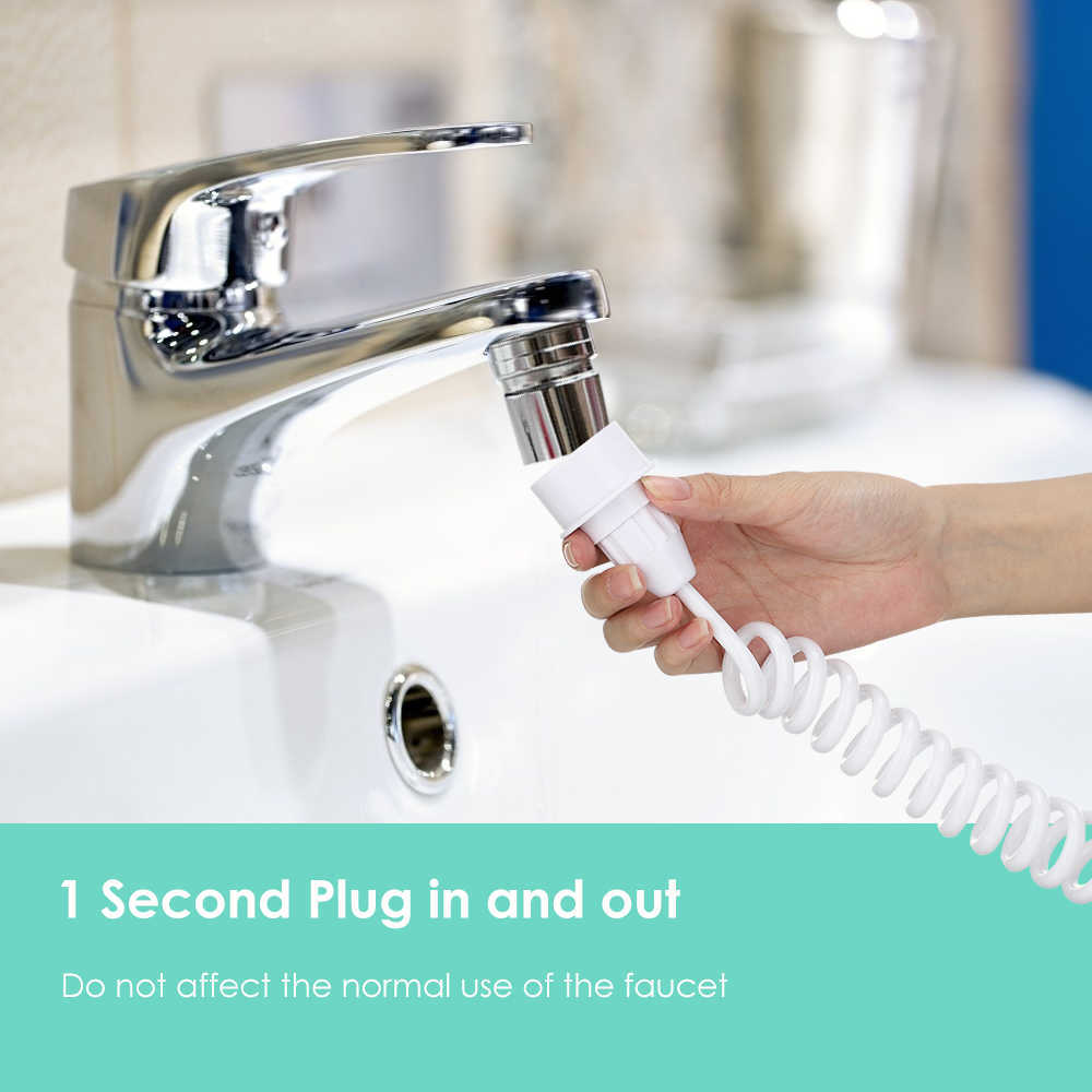 Oral Irrigators Other Hygiene Powerful Dental Water Jet Flosser Faucet Irrigator Pick Mouthwasher Pressure Mouth Cleaner Shower for Home 221215