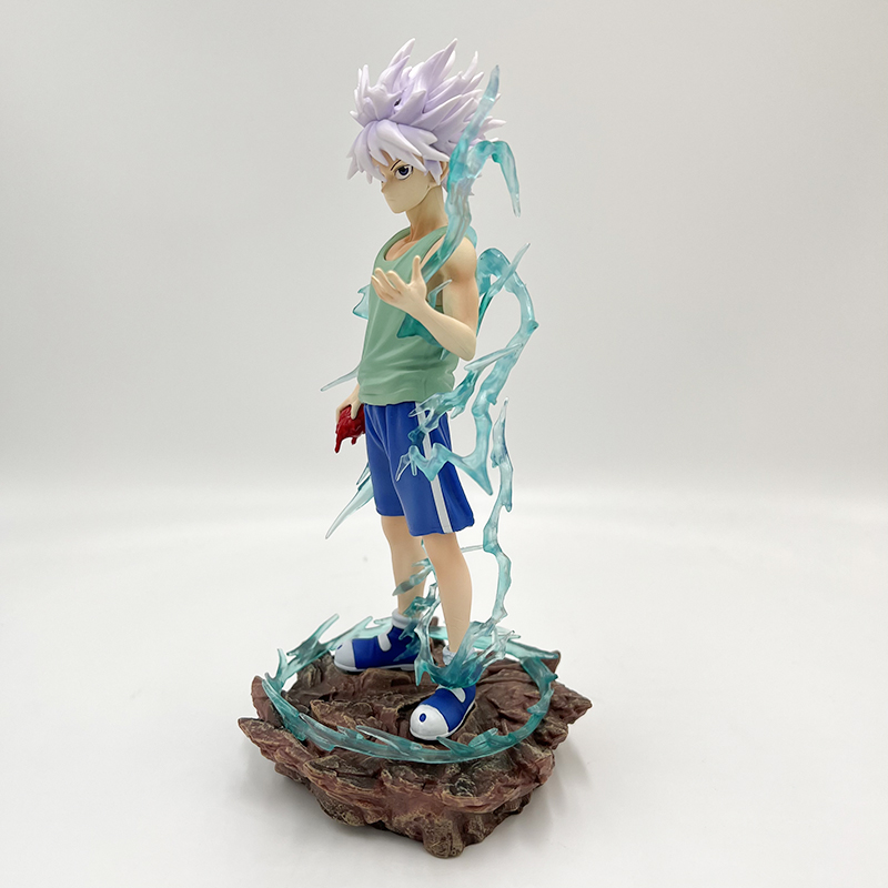 Decompression Toy 22cm Hunter x Hunter Anime Figure Killua Zoldyck Action Figure Gon Freecss/Kurapika/Chrollo Lucilfer Figure Collectible Do