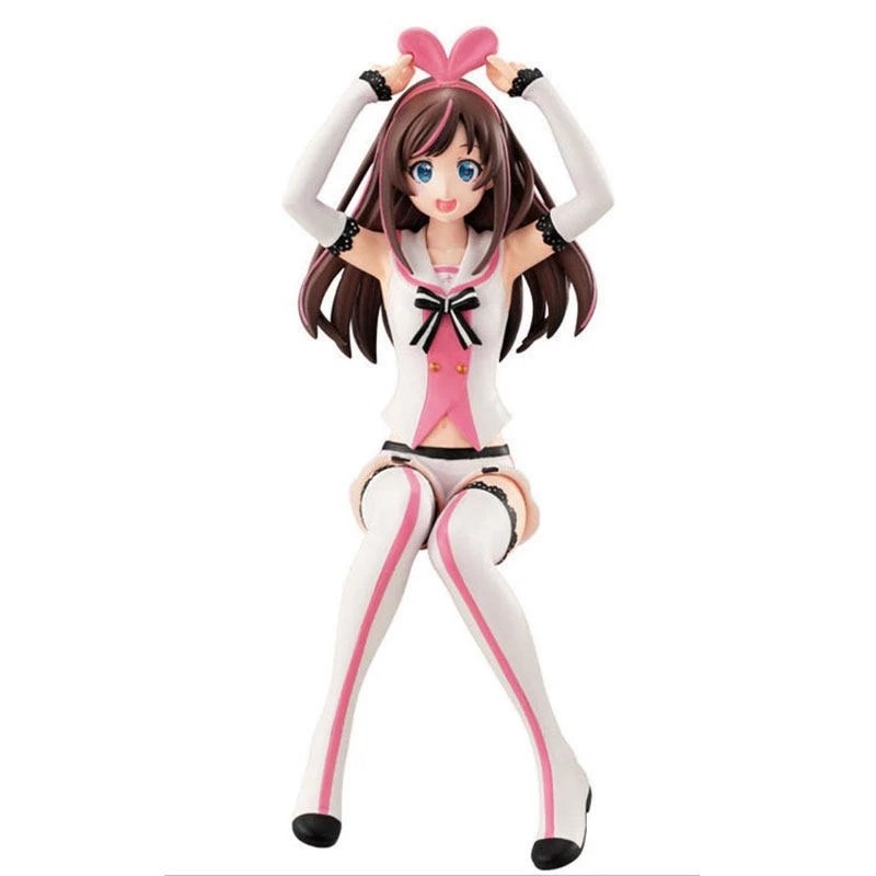 Decompression Toy 13cm Virtual Idol Anime Figure A.I.Channel Sitting Action Figure PVC Pressed Noodles Ornaments Adult Model Doll Collection