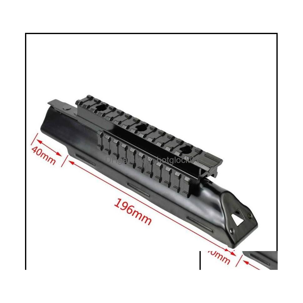 Tactical Accessories Ak47 Ak 47 Trirail Integral Rail Mount Receiver Top Er Scope Picatinny Weaver Base For Hunting Drop D Delivery Dhzrp
Tactical Accessories Ak47 Ak 47 Trirail Integral Rail Mount Receiver Top Er Scope Picatinny Weaver Base For Hunting Drop D Delivery Dhzrp