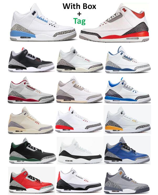 Better Quality Black Cement UNC Fire Red 2022 Basketball Shoes Men Cardinal Red White Cement Reimagined Wizards Muslin AMM Racer Blue Pine Green Fragment Sneakers