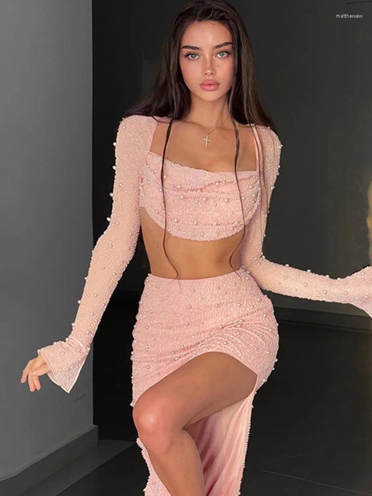 Work Dresses Elegant Skirts Sets Women Outfits Knitted Beading Sexy Long Sleeve Crop Tops High Waist Split Mermaid Skirt Party Club Clothing, Green only skirts
Work Dresses Elegant Skirts Sets Women Outfits Knitted Beading Sexy Long Sleeve Crop Tops High Waist Split Mermaid Skirt Party Club Clothing, Green only skirts