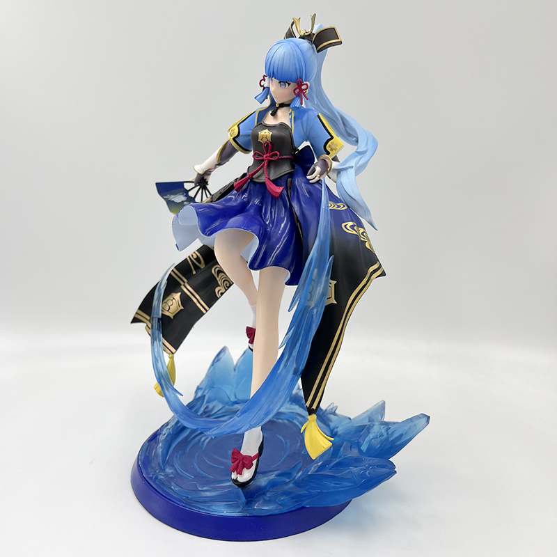 Decompression Toy 27cm Genshin Impact Kamisato Ayaka Anime Figure Genshin Impact Raiden Shogun/Keqing/Mona Action Figurine Collectible Model