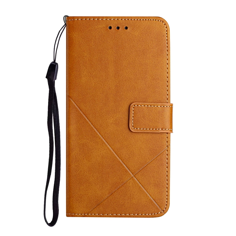Vertical Leather Wallet Cases For Samsung S26 S25 FE S24 Ultra A07 A17 A06 S23 Plus A57 A37 A27 A15 A56 A26 A36 Business Geometric Line Flip Card Hold