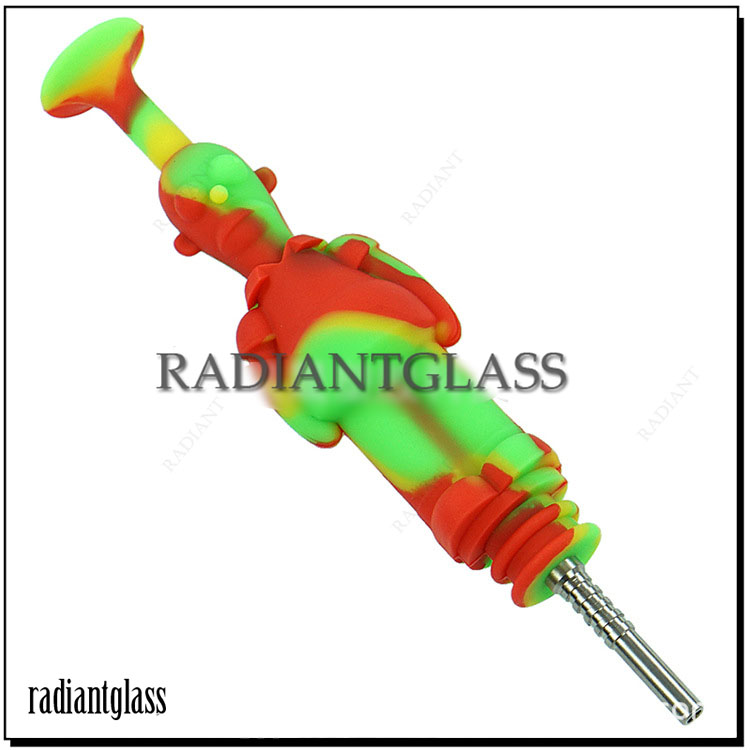 Smoking Pipes Silicone NC Kit Anime Figure Nector collector kit dab straw with Titanium Tip for Wax Dabber smoke accessories 
Smoking Pipes Silicone NC Kit Anime Figure Nector collector kit dab straw with Titanium Tip for Wax Dabber smoke accessories