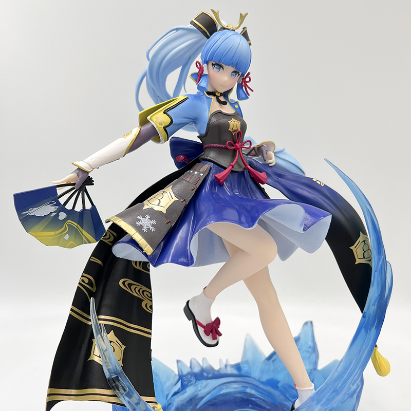 Decompression Toy 27cm Genshin Impact Kamisato Ayaka Anime Figure Genshin Impact Raiden Shogun/Keqing/Mona Action Figurine Collectible Model