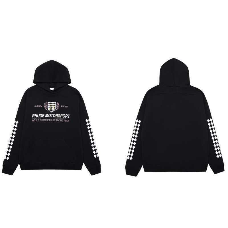 Men' Hoodie Crewneck Sweatshirt 2023 New Fashion Brand Rhude Motorsport New Loose Cotton Oversize for Men and Women, Black
Men' Hoodie Crewneck Sweatshirt 2023 New Fashion Brand Rhude Motorsport New Loose Cotton Oversize for Men and Women, Black