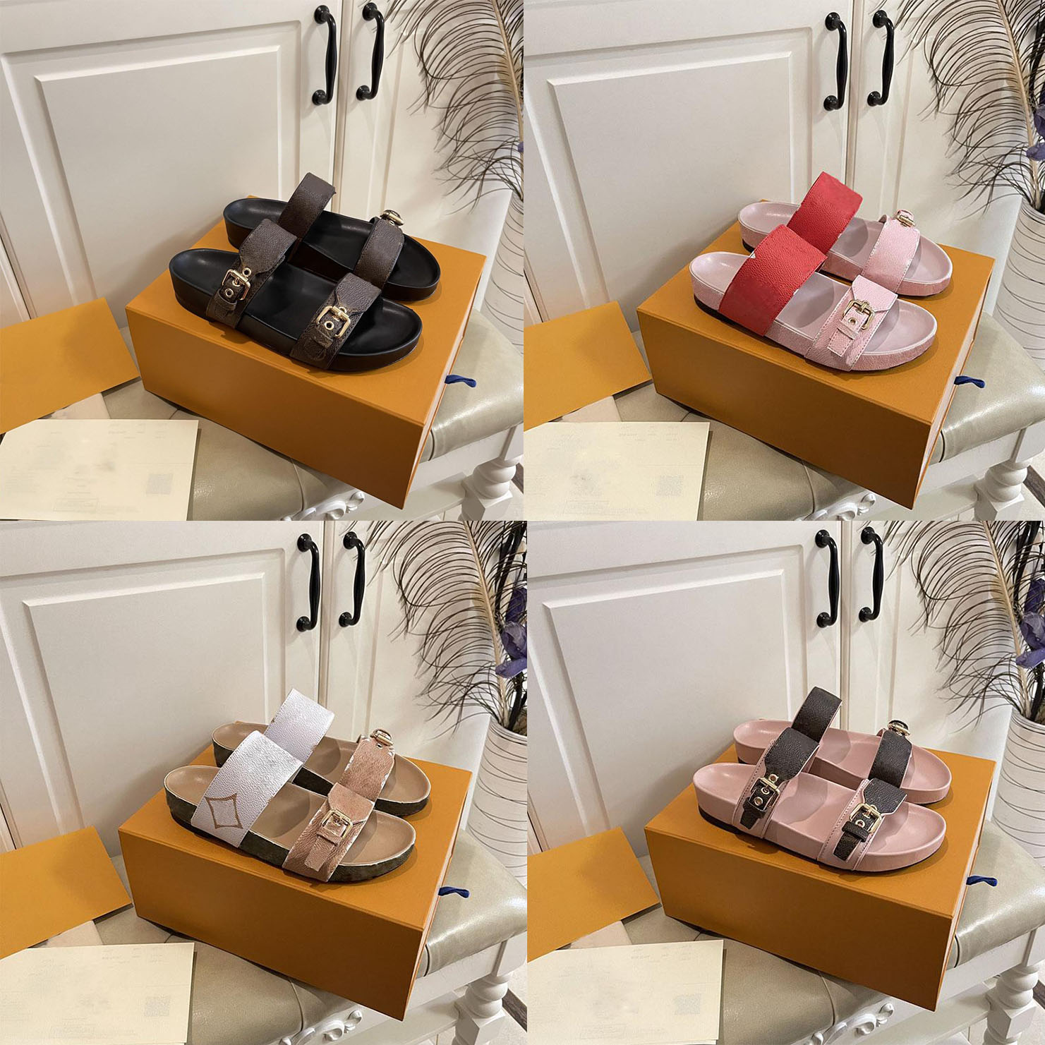 Designers Slippers Women Sandals Summer Sexy Sandals Lady Old Flower Slipper Luxury Leather Platform Sandal Flat Printed Slides Beach Leisure Shoes With Box
Designers Slippers Women Sandals Summer Sexy Sandals Lady Old Flower Slipper Luxury Leather Platform Sandal Flat Printed Slides Beach Leisure Shoes With Box