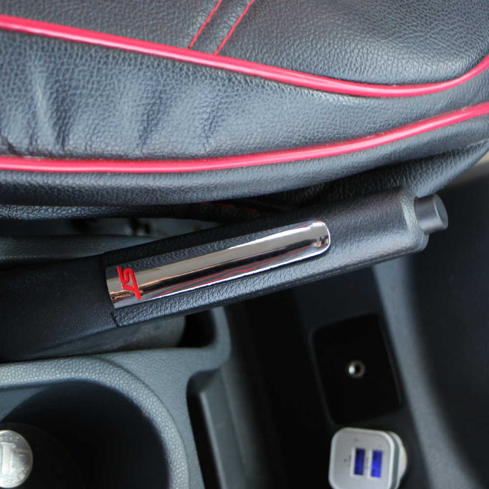 2025 new Car Styling Interior ABS Chrome Hand Brake Protection Trim Handbrake Cover Sticker for Ford Fiesta 7 2009 2010 2011 2012 2013