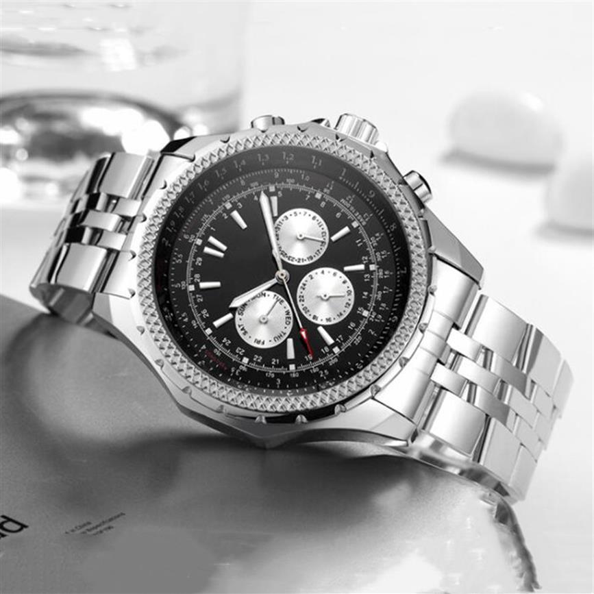 Big dial men mechanical automatic watch navitimer design mens watches military sports stainless steel wristwatch top brand limited252K, Gift box
Big dial men mechanical automatic watch navitimer design mens watches military sports stainless steel wristwatch top brand limited252K, Gift box