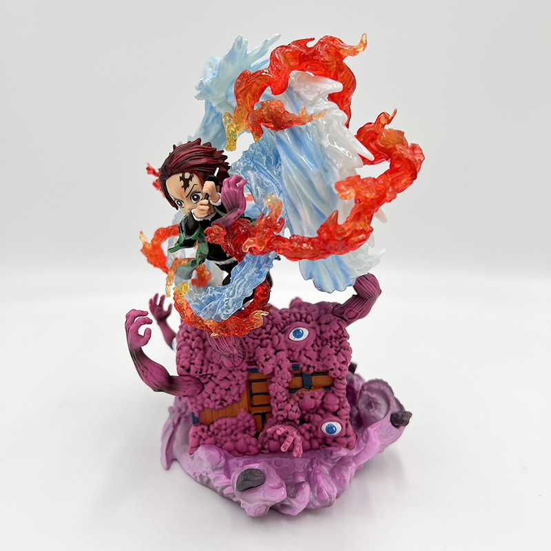 Decompression Toy 18cm G5 Demon Slayer Kamado Tanjirou Anime Figure Kimetsu no Yaiba Action Figure Shinobu/Zenitsu/Nezuko Figurine Model Dol