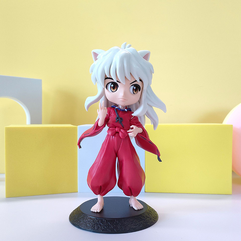 Toy 16cm Inuyasha Anime Figure Sesshoumaru/Setsuna/Moroha/Higurashi Towa Action Figure Adult Collection Model Doll Toys Gifts