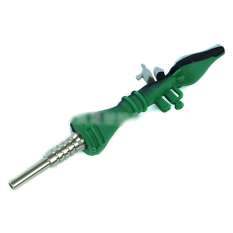 Smoking Pipes Silicone NC Nector collector kit dab straw with Titanium Tip and Clip for Wax Dabber glass pipe smoke accessories
Smoking Pipes Silicone NC Nector collector kit dab straw with Titanium Tip and Clip for Wax Dabber glass pipe smoke accessories