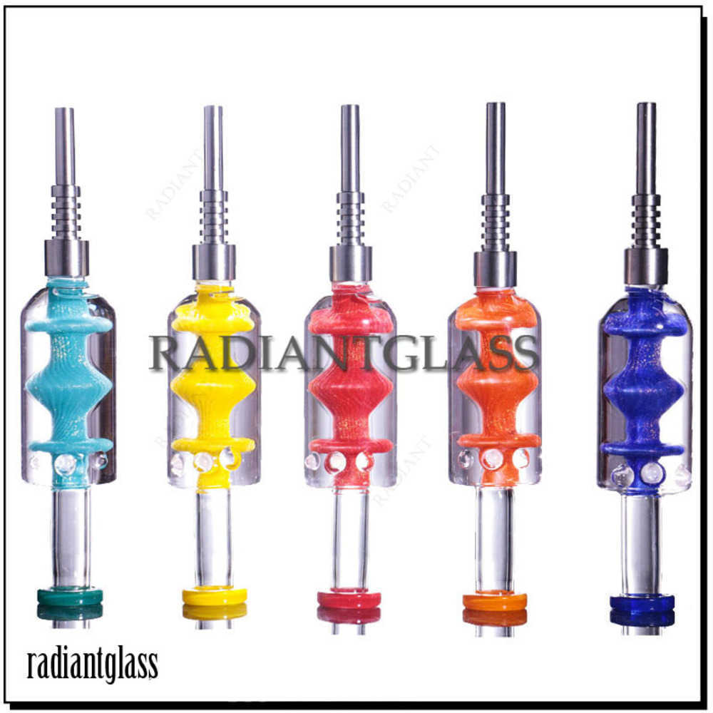 Smoking Glycrerin freeze Pipes NC Kit Nector Collector with Titanium Tips Colorful Glass Straw for Oil Rig Wax Dab Mouthpieces Wholesale
Smoking Glycrerin freeze Pipes NC Kit Nector Collector with Titanium Tips Colorful Glass Straw for Oil Rig Wax Dab Mouthpieces Wholesale