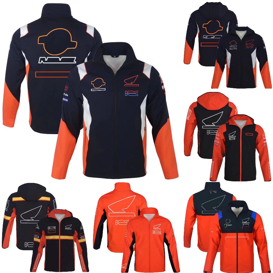 2023 Outdoor Motorcycle Windproof Jacket MOTO Racing Suit Hoodie Sweater Autumn and winter Men's Fashion Warm Zipper Jackets Coat
