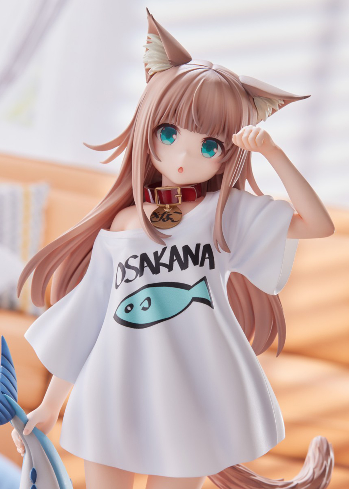 Decompression Toy 21cm Golden Head My Cat Girl Morning Anime Figure Skytube GOLDENHEAD Action Figure Sexy Girl Statue Collectible Model Toy