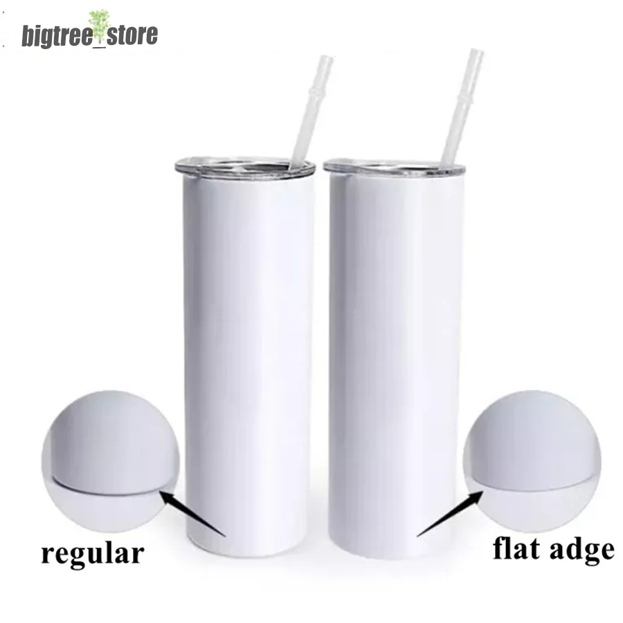 FLAT EDGE 20oz Sublimation Straight Tumbler with straw Stainless Steel Glossy Double-Wall Vacuum Insulated Water Bottle No Ghosting in the bottom, White
FLAT EDGE 20oz Sublimation Straight Tumbler with straw Stainless Steel Glossy Double-Wall Vacuum Insulated Water Bottle No Ghosting in the bottom, White