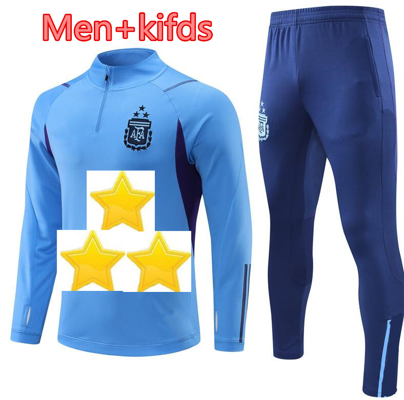 2022 3 Stars Argentina soccer tracksuit 22 23 Mens and kids kit football training tracksuits jogging jersey shirt 2023 survetement foot chandal tuta da calcio, 3 star
2022 3 Stars Argentina soccer tracksuit 22 23 Mens and kids kit football training tracksuits jogging jersey shirt 2023 survetement foot chandal tuta da calcio, 3 star