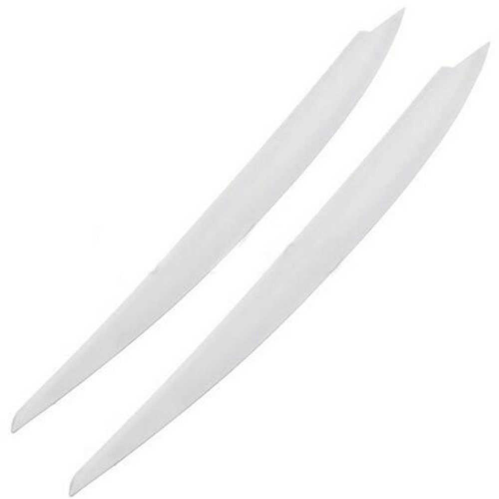 2025 new 2 pcs headlights eyebrow eyelids ABS chrome trim for VW Golf 7 GTI car styling