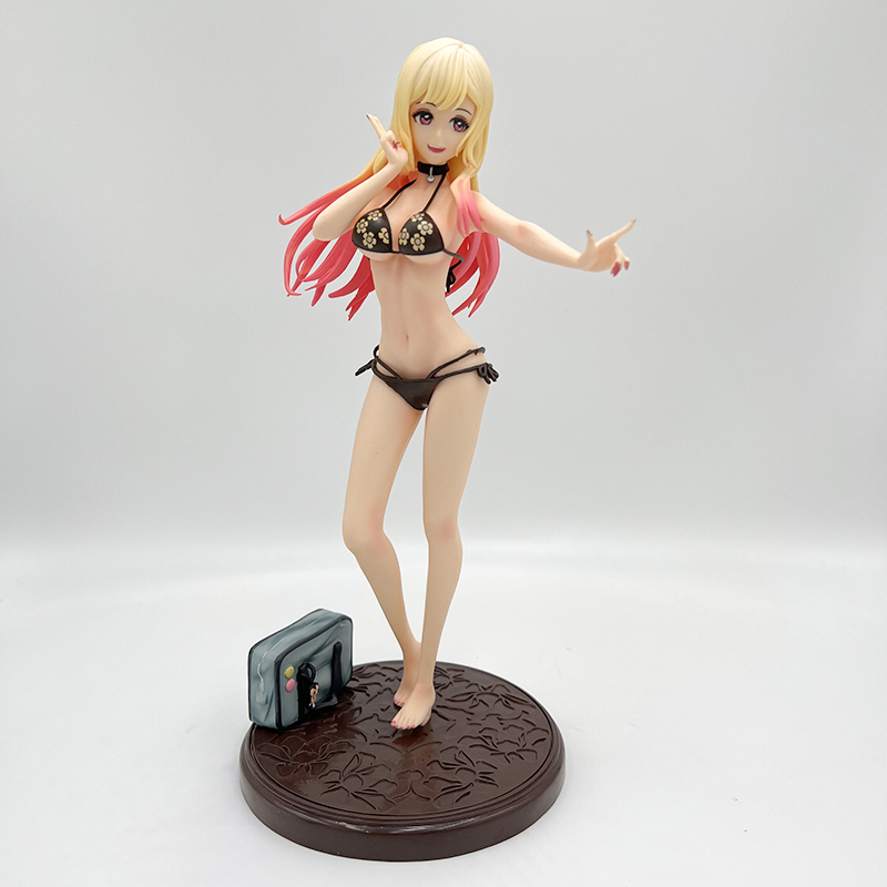 Decompression Toy 2PC Marin Kitagawa Figure My Dress-Up Darling Bikini Sexy Girl figure PVC Action Anime Toy Adults Collection Model Doll Gi
